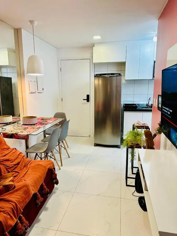 شقة Lindo Apartamento Com Vista Mar - Aquarius Residence فورتاليز البرازيل
